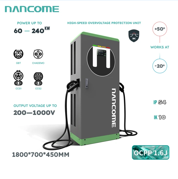 180KW enosmerni hitri polnilnik Ev